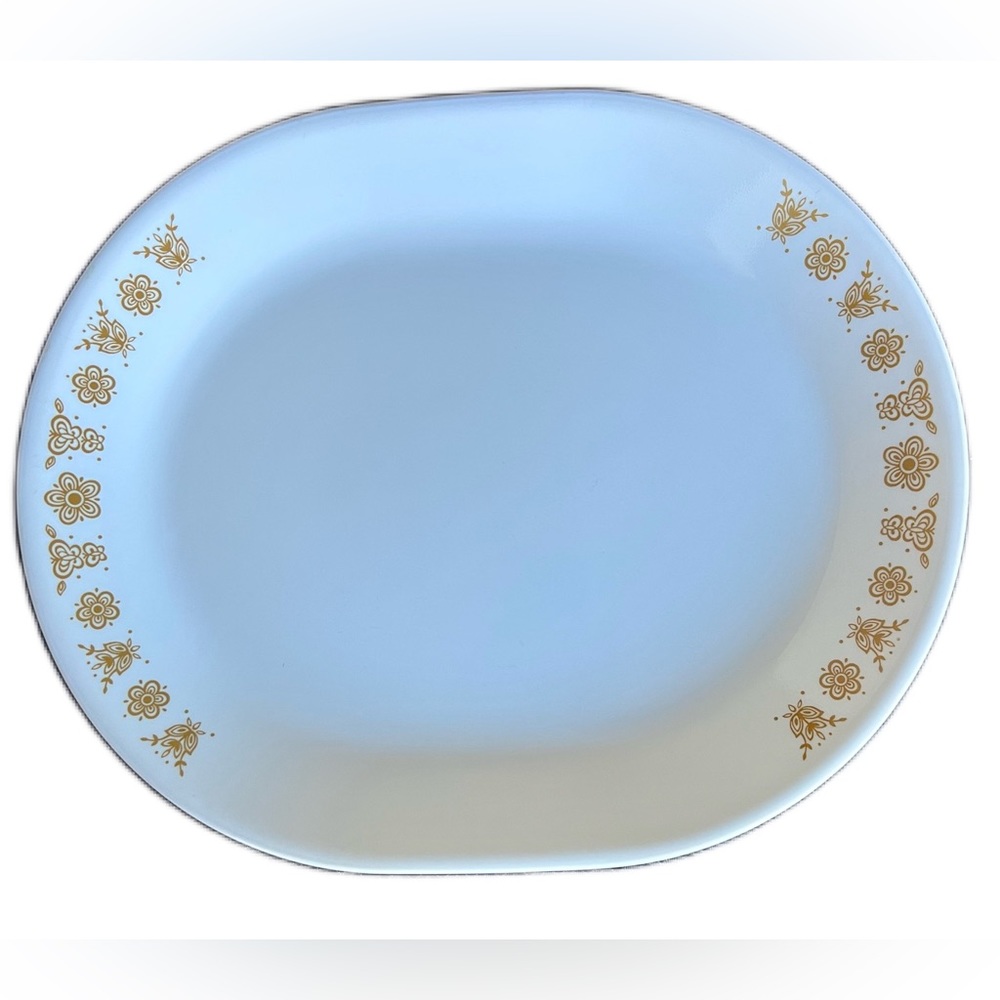 Corelle Butterfly Gold vintage Serving Platter